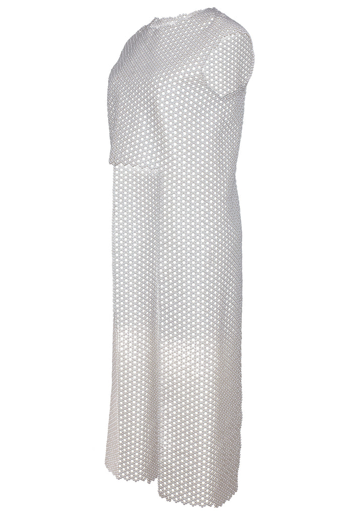 LONG SIDES BLOUSE - PEARLS